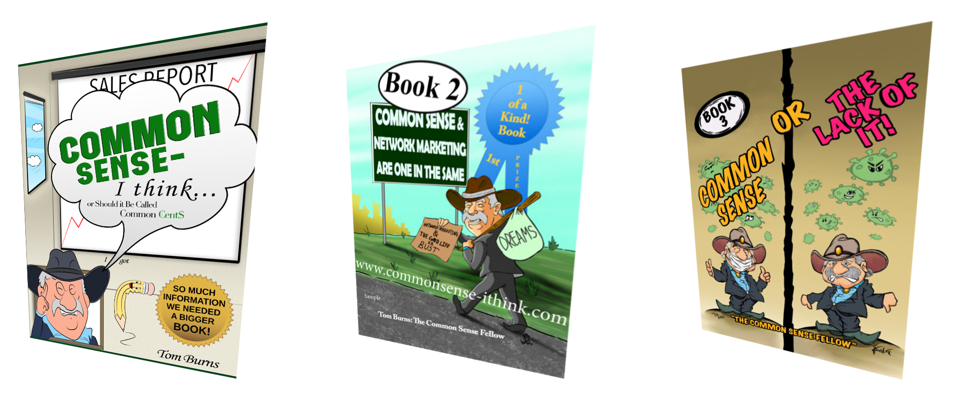 Illustrated Entrepreneurship Network Marketing Humor Books