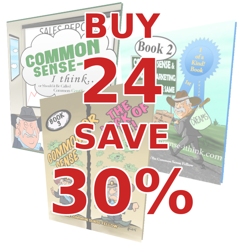 Common Sense Sample Pack [8 of Each Book]: Bulk Buy 24 Save 30%