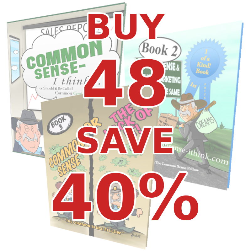 Common Sense Sample Pack [16 of Each Book]: Bulk Buy 48 Save 40%
