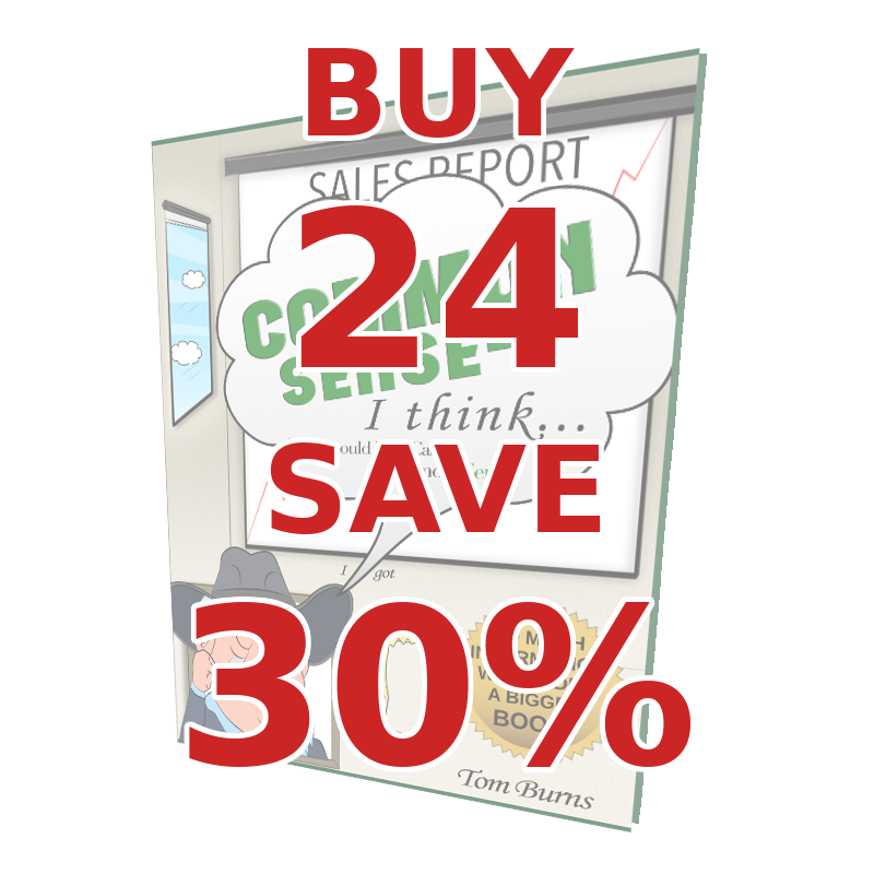 Common Sense Book 1: Bulk Buy 24 Save 30%